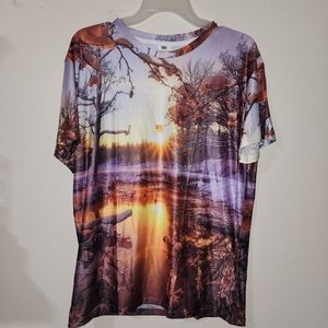 Sunrise All Over Print Tshirt Large